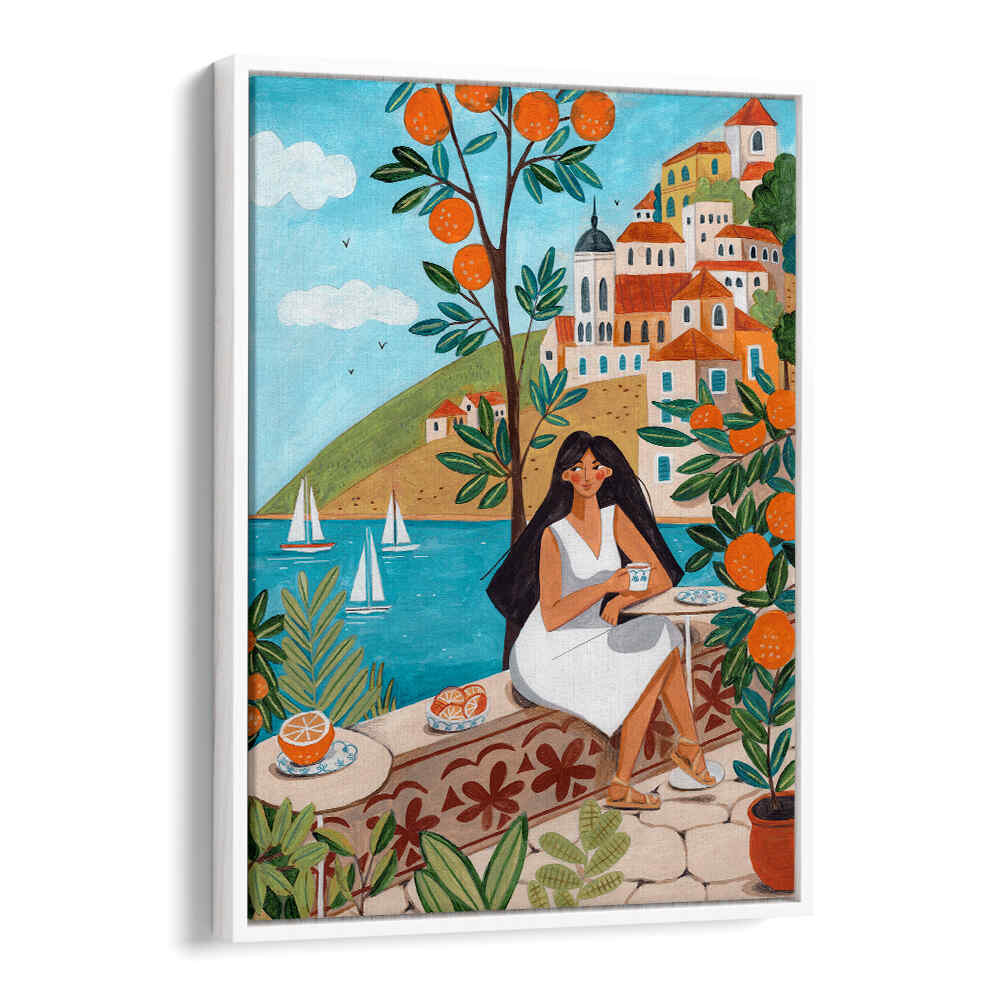 MEDITERRANEAN BLISS , PORTRAITS & FIGURATIVE ILLUSTRATIONS