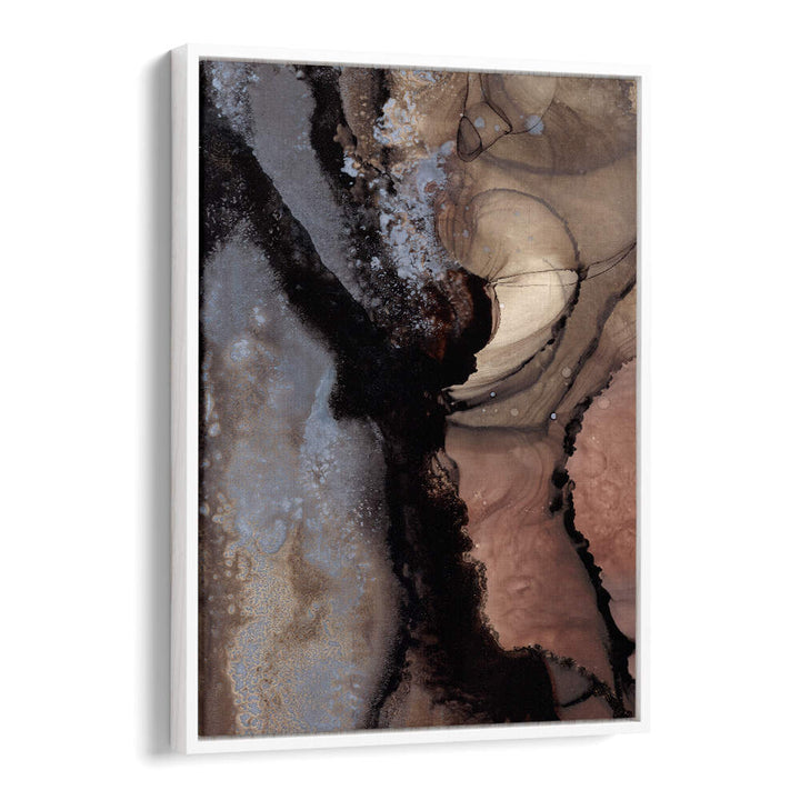 ORGANIC SHAPES WITH EARTHY TONES , ABSTRACT PAINTINGS