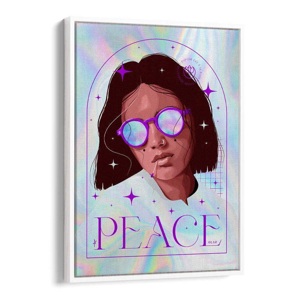 PEACEFUL PURPLE PORTRAIT