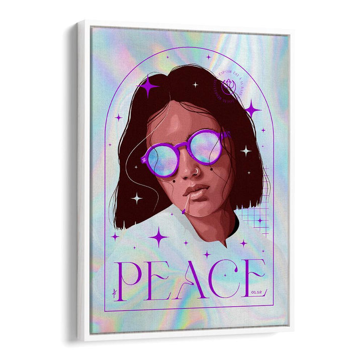 PEACEFUL PURPLE PORTRAIT