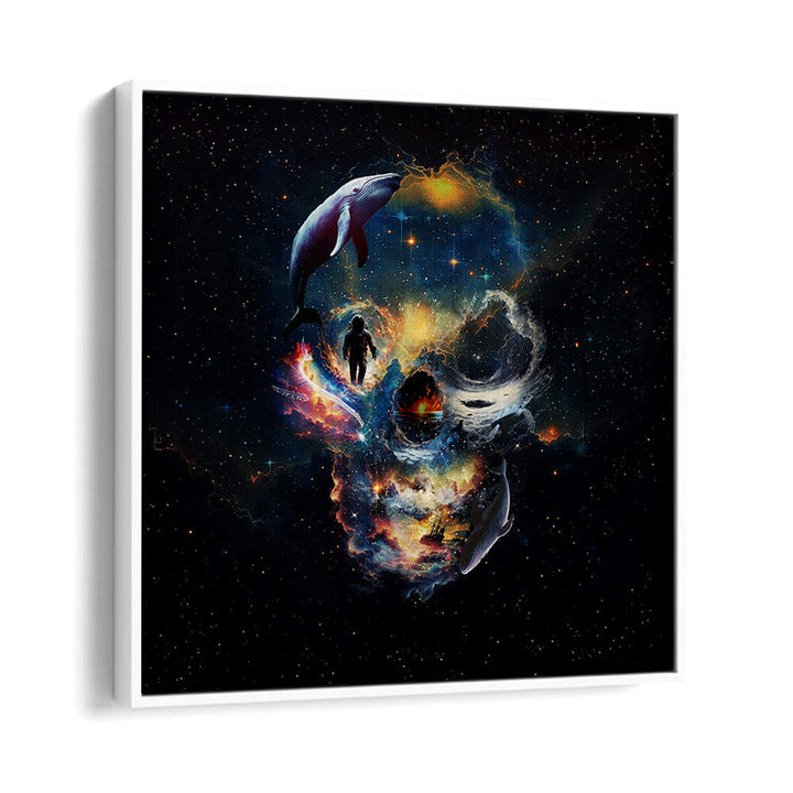 PORTAL SKULL , SURREAL ART PRINTS