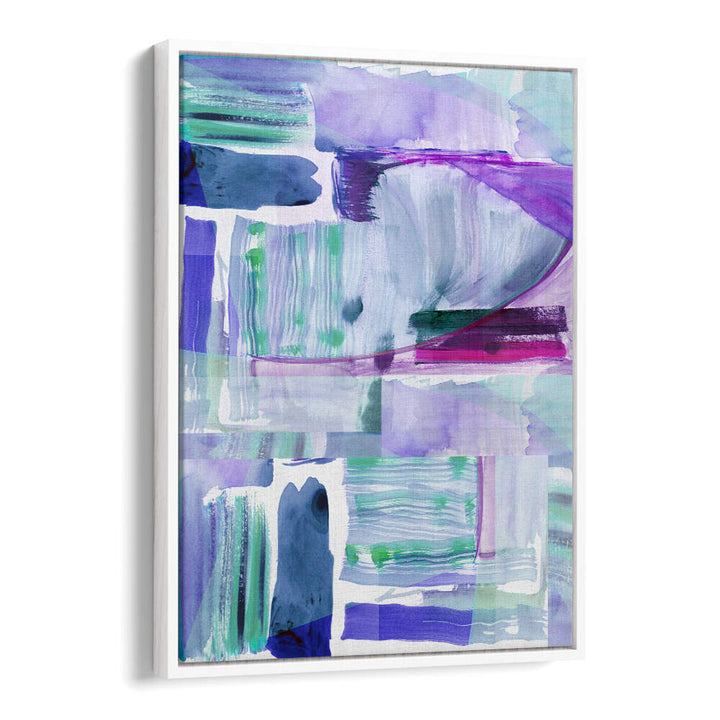Vibrant PLUM PURPLE LILAC II, ABSTRACT PAINTINGS featuring rich plum and lilac tones, perfect for modern home decor.