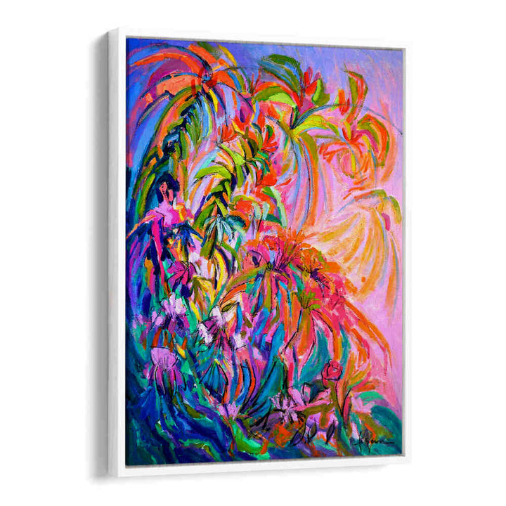 RADIANT FLORAL BALLET , ABSTRACT PAINTINGS