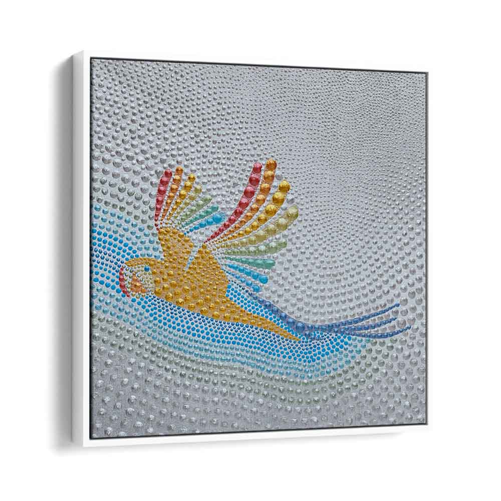 Vibrant RAINBOW PARROT FLIGHT, KIDS ROOM PAINTINGS perfect for transforming your child's room into a colorful wonderland.