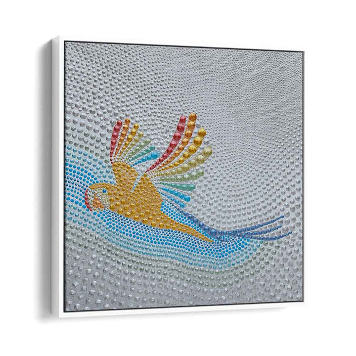 Vibrant RAINBOW PARROT FLIGHT, KIDS ROOM PAINTINGS perfect for transforming your child's room into a colorful wonderland.
