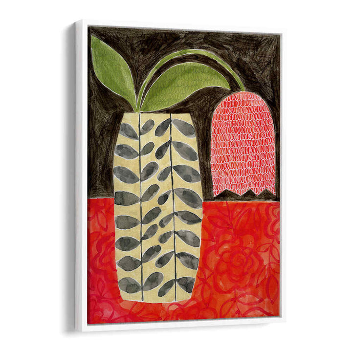 RED TULIP IN A MODERN VASE