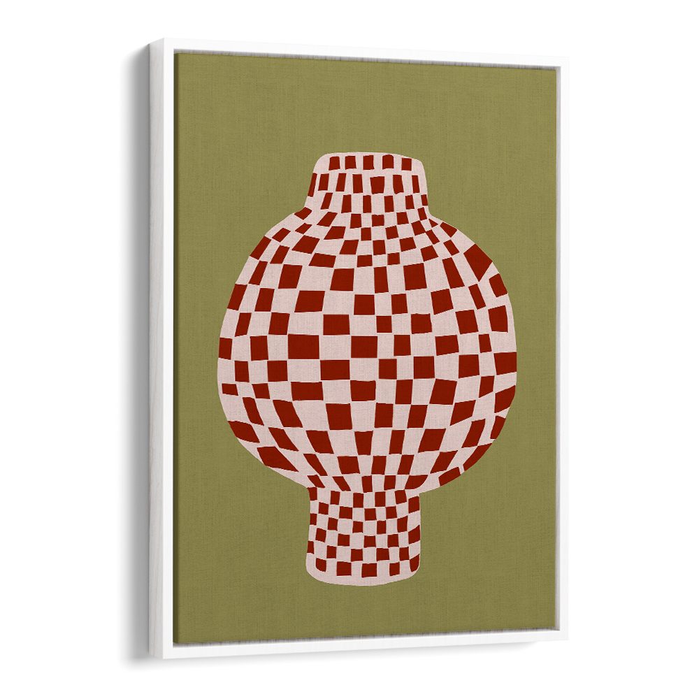 RETRO CHECKERED VASE