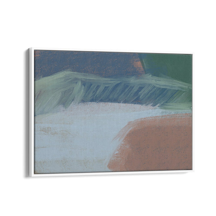 Serene Fields Abstract showcases soothing colors and textures in abstract paintings for a calming decor touch.