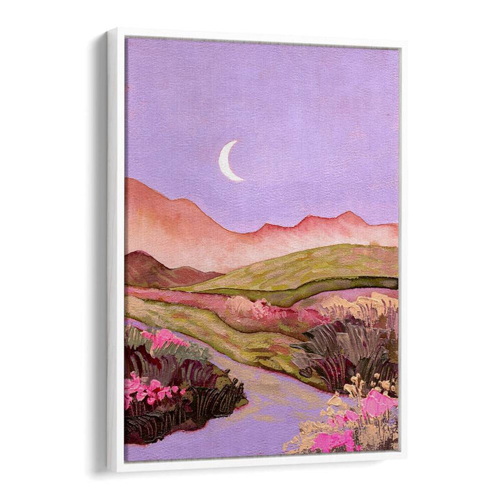 Enchanting LILAC SKY, LANDSCAPE PAINTINGS featuring serene lilac hues and tranquil landscapes for your living space.