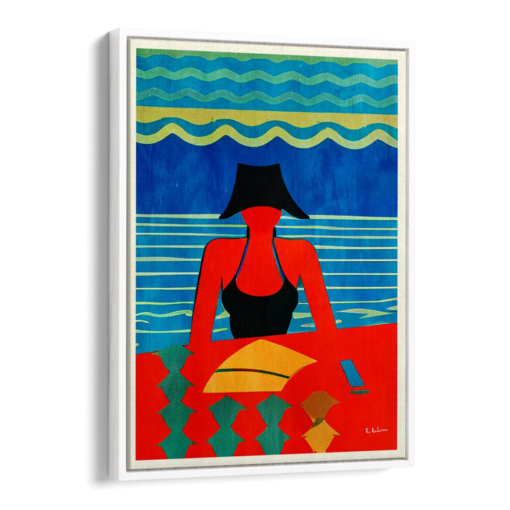 Vibrant READING, BEACH PAINTINGS collection showcasing a serene beach scene, perfect for tranquil home décor.