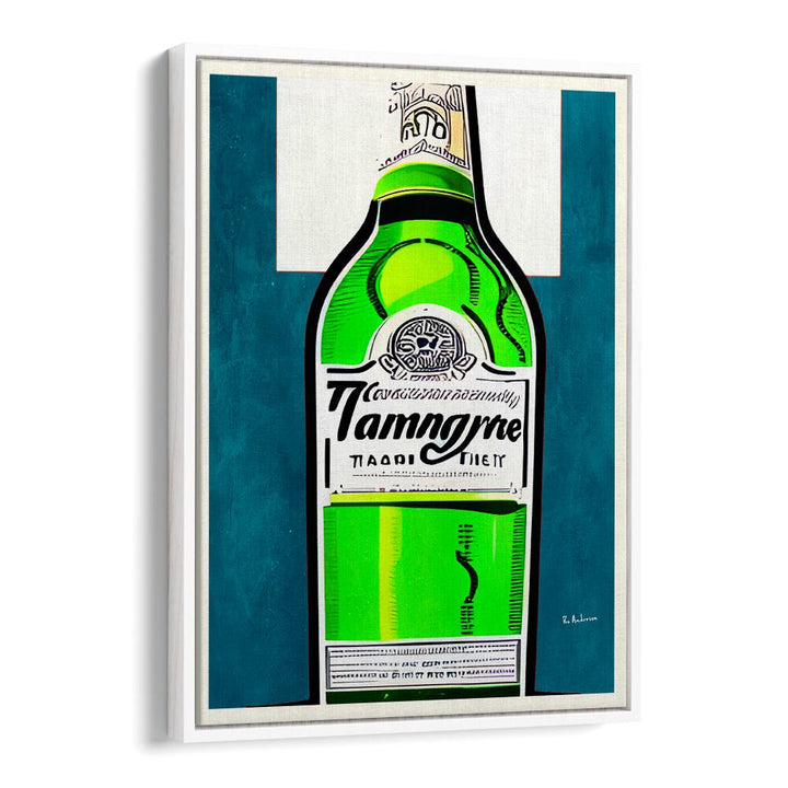 Vintage Gin A Some Tonic, Bar art enhances your café ambiance with timeless cocktail culture charm.