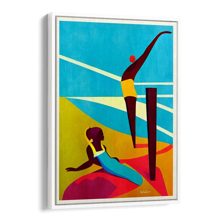 Vibrant MARTINIQUE, BEACH PAINTINGS showcasing beach life and serene colors, perfect for enhancing any living space.