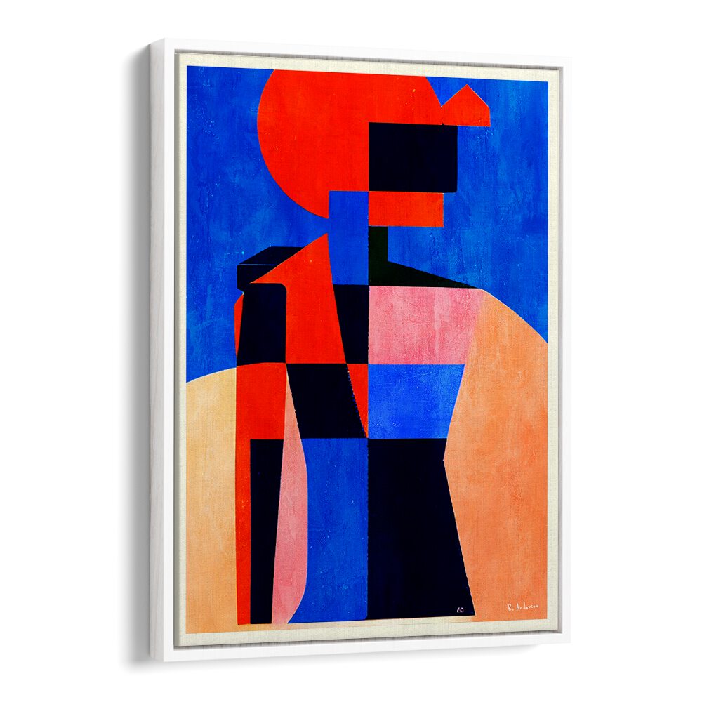 Colorful abstract artwork from FIGURE XI, PORTRAITS collection, showcasing human expression and unique artistry.