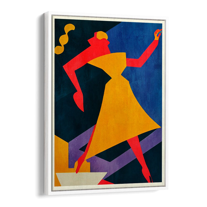 Vibrant artwork from METROPOLIS, PORTRAITS collection, showcasing bold colors and dynamic human expression.