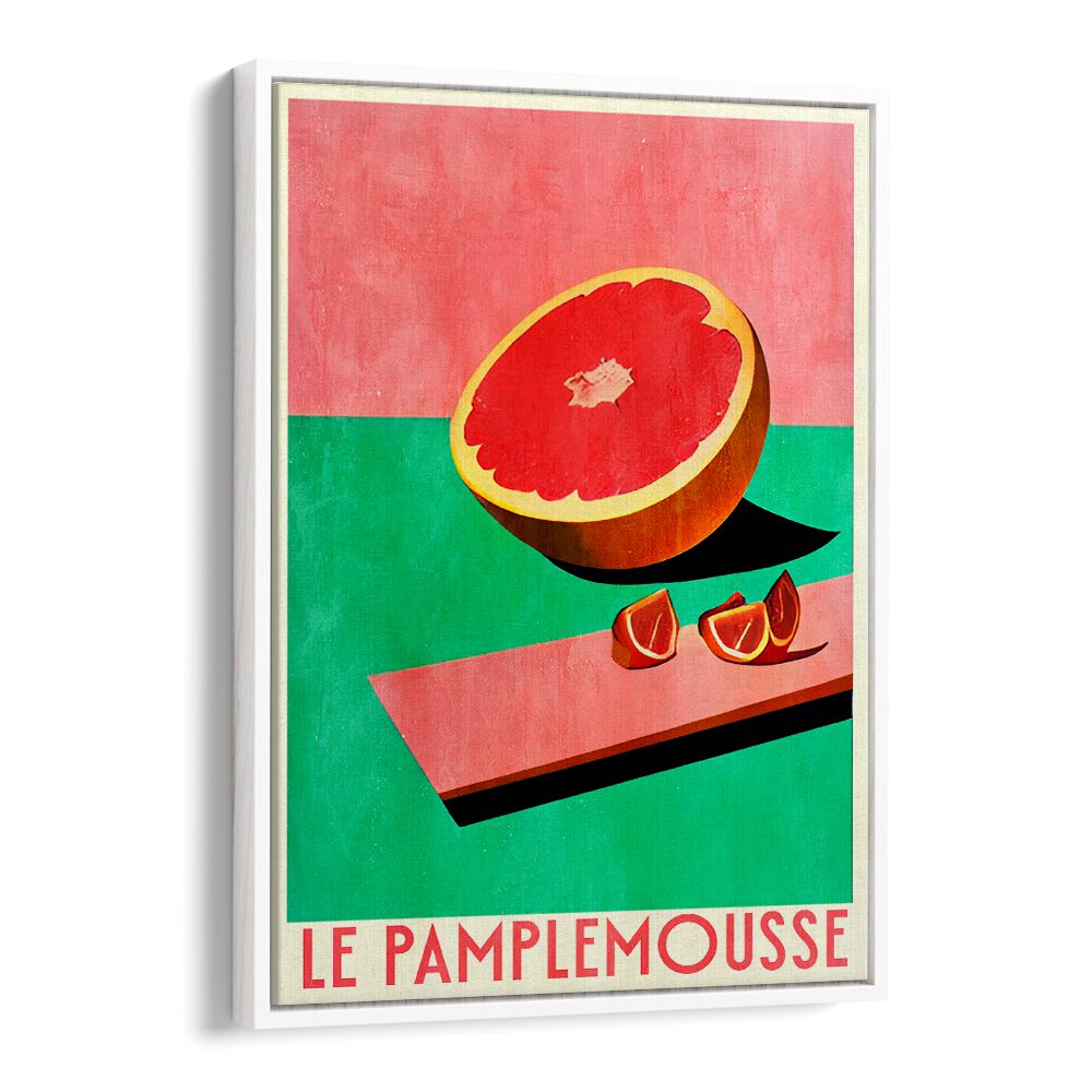 Bright and stylish LE PAMLEMOUSSE, KITCHEN POSTERS featuring vibrant grapefruit art for a modern kitchen decor.