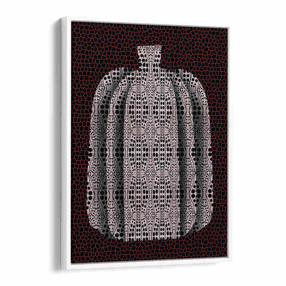 POLKA DOT PUMPKIN , FLORAL FLOWER PAINTINGS