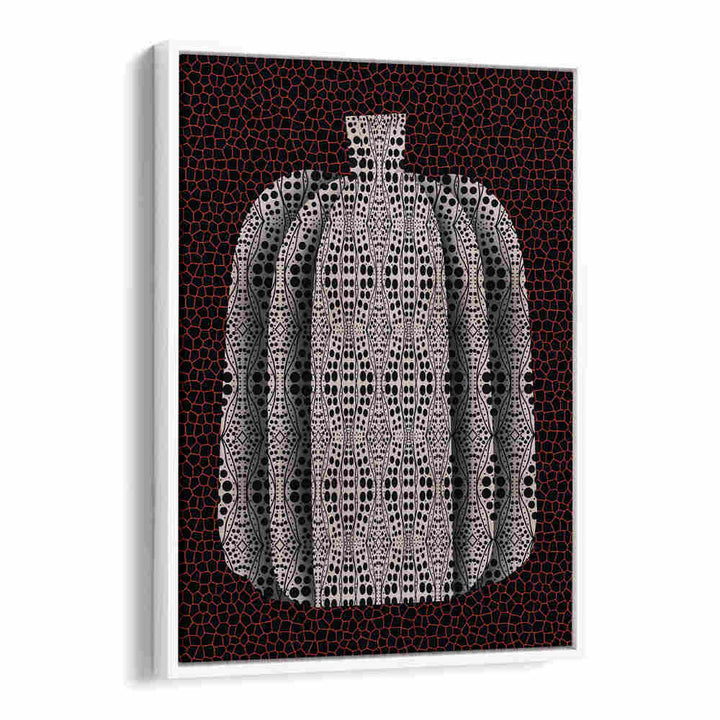 POLKA DOT PUMPKIN , FLORAL FLOWER PAINTINGS