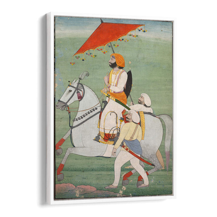 ROYAL PROCESSION UNDER THE CANOPY , INDIAN ART PAINTINGS