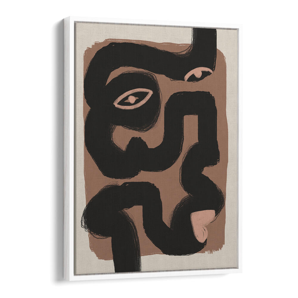 ABSTRACT BLACK PORTRAIT , ABSTRACT PAINTINGS