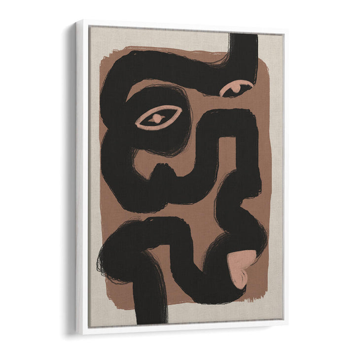 ABSTRACT BLACK PORTRAIT , ABSTRACT PAINTINGS