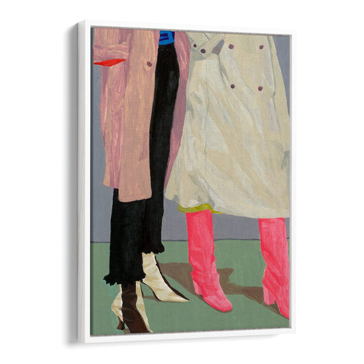 Stylish SIBLINGS, FASHION POSTERS featuring unique footwear and vibrant outfits for modern home decor.