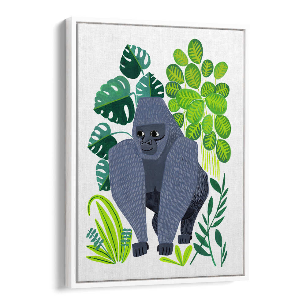 Vibrant SILVERBACK GORILLA KIDS ROOM PAINTINGS bring adventure and imagination to your child's space.