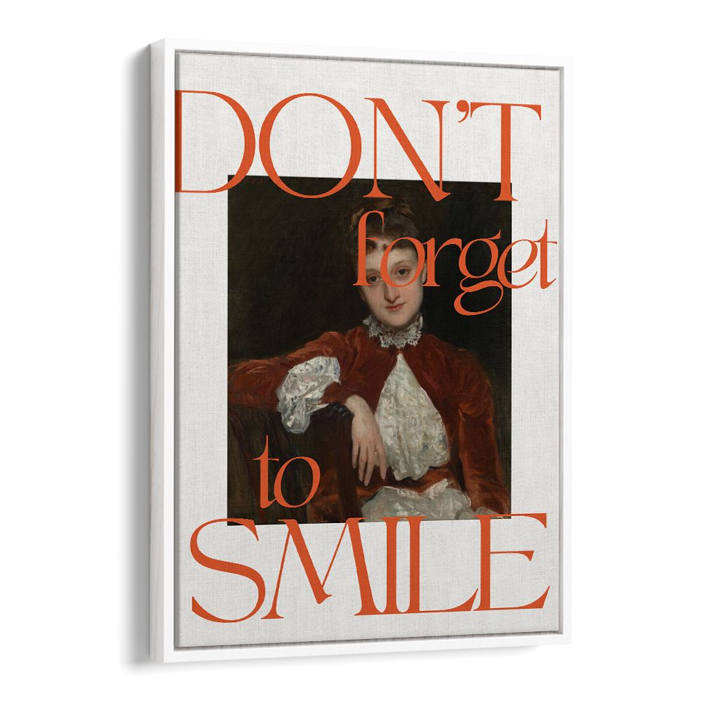 SMILING WOMAN ENCOURAGING WORDS