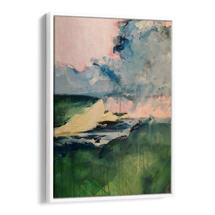 STORMY HORIZON landscape paintings showcase vibrant colors and abstract designs, perfect for transforming your space.