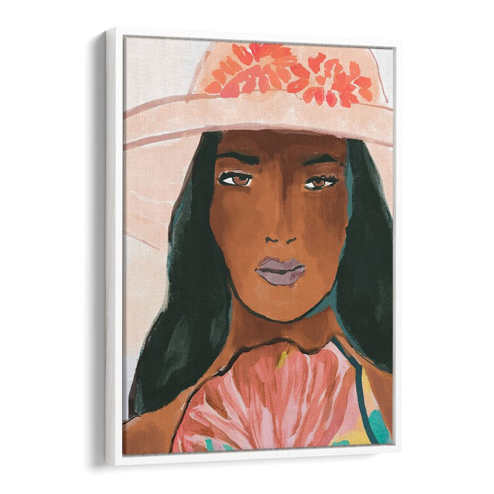 STYLISH WOMAN FLORAL HAT