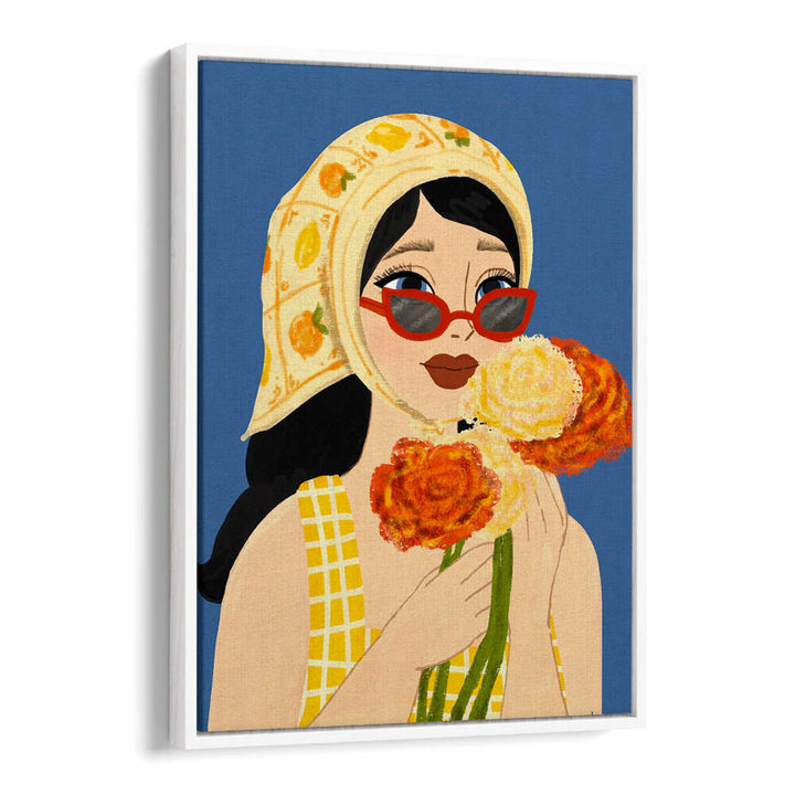 SUMMER GIRL , PORTRAITS & FIGURATIVE ILLUSTRATIONS