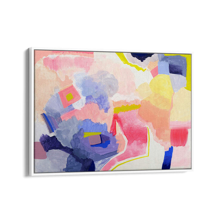 Vibrant SUMMER HAZE, ABSTRACT PAINTINGS burst with color, perfect for transforming your living space with artistic flair.