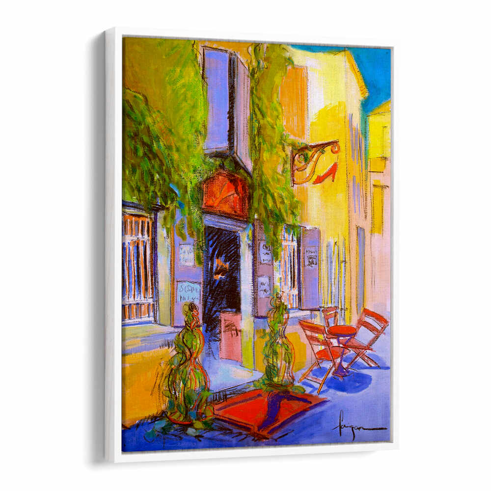 SUNNY COURTYARD CAFE , ABSTRACT PAINTINGS