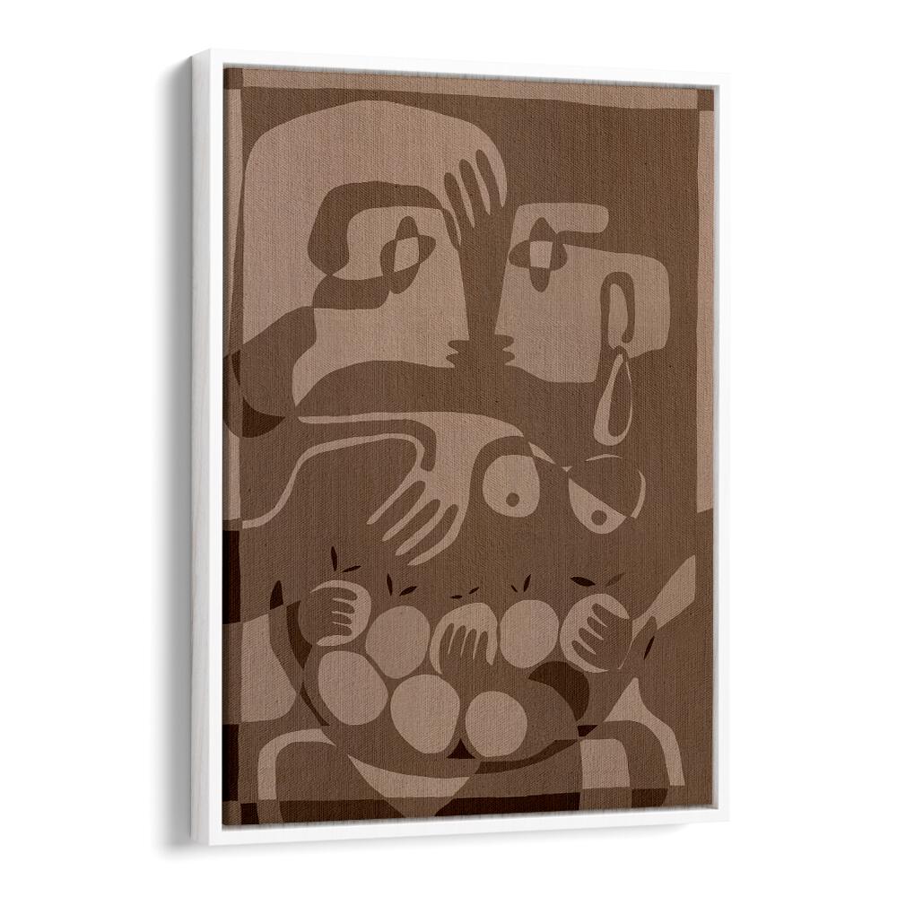 Artistic depiction of connection and harmony in SOIL AND SPIRIT, PORTRAITS & FIGURATIVE ILLUSTRATIONS.
