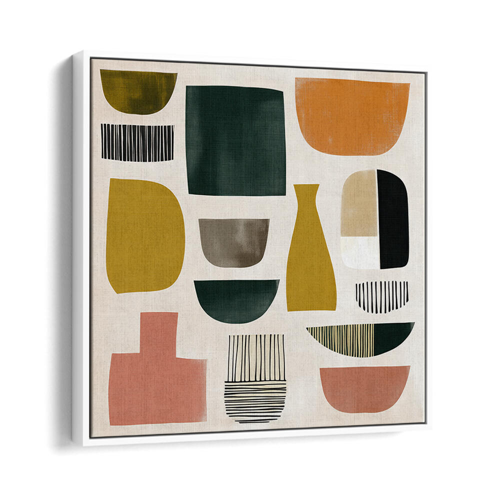 ABSTRACT SHAPES IN EARTH TONES