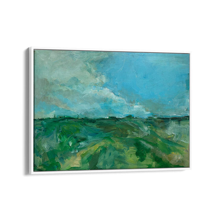 Vibrant Telscombe Tye Landscape Paintings showcasing abstract beauty in rich colors for your home decor.