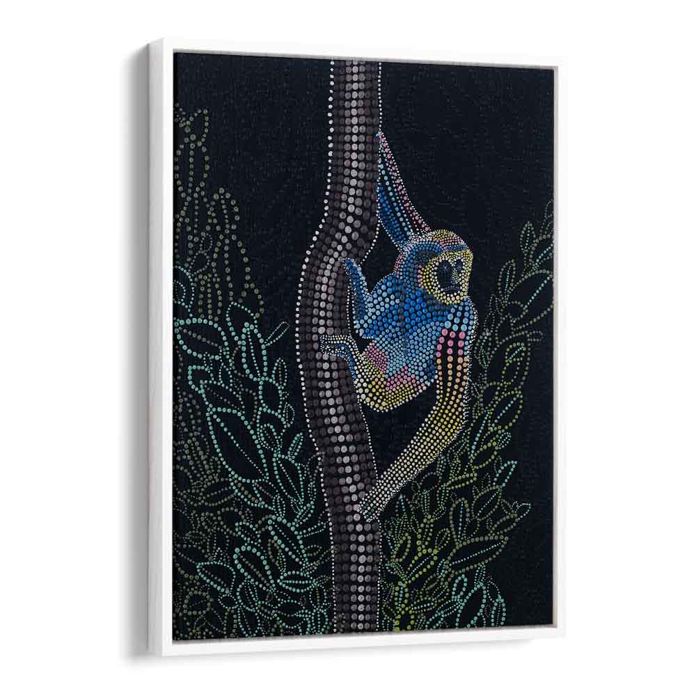 Vibrant THAILAND GIBBON, KIDS ROOM PAINTINGS bring joy to your child's space with enchanting animal art.