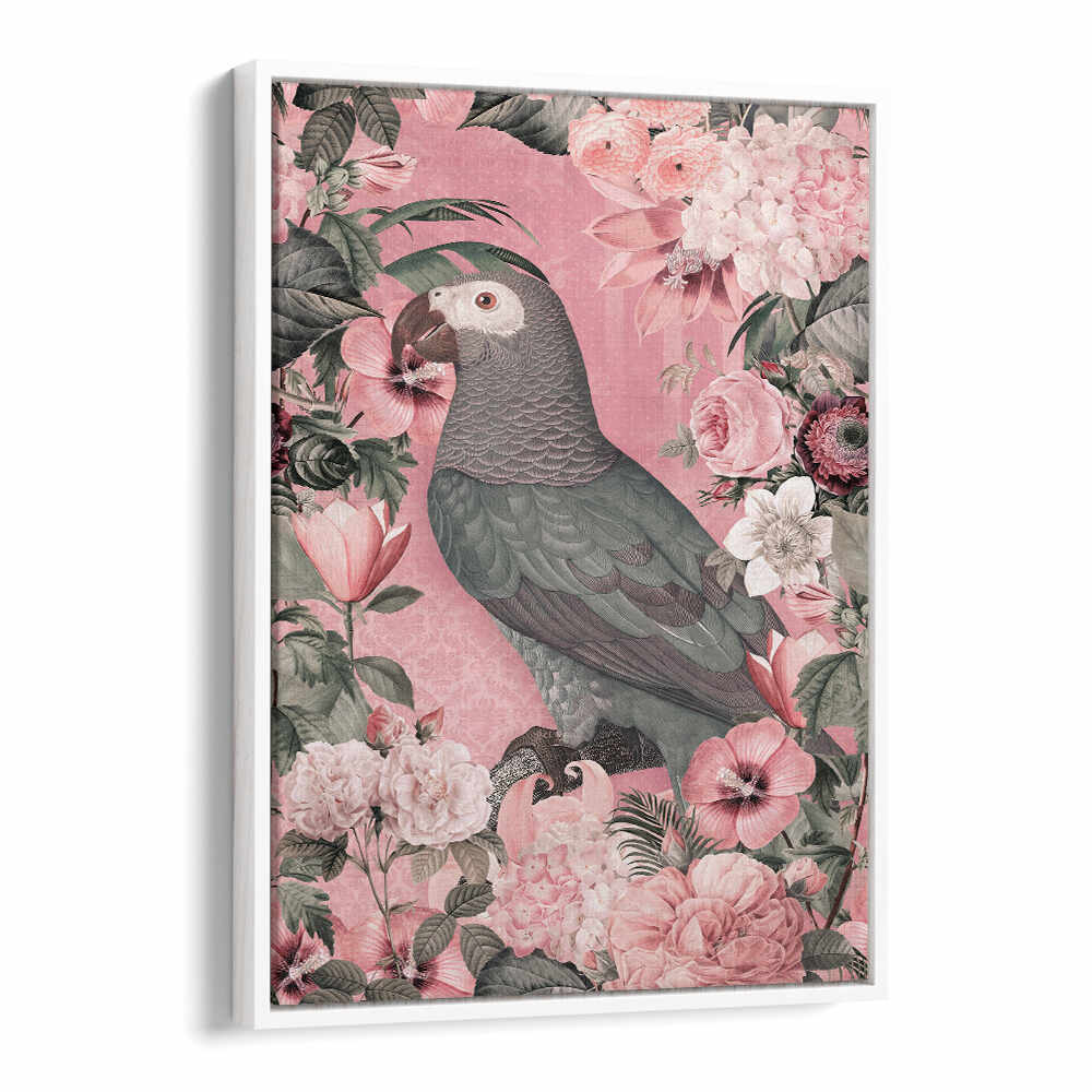 THE PARROTS PARADISE GARDEN I , ANIMAL PAINTINGS