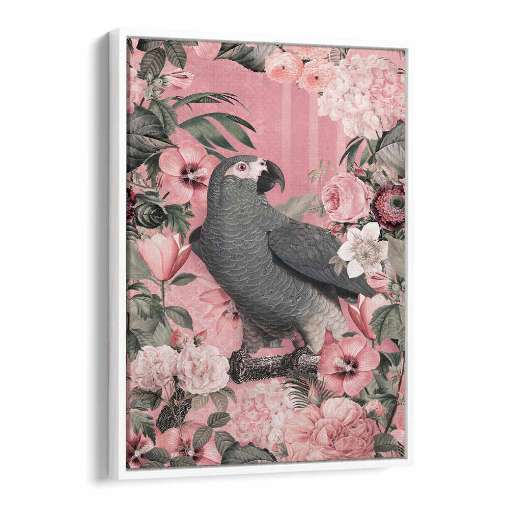 THE PARROTS PARADISE GARDEN II , ANIMAL PAINTINGS