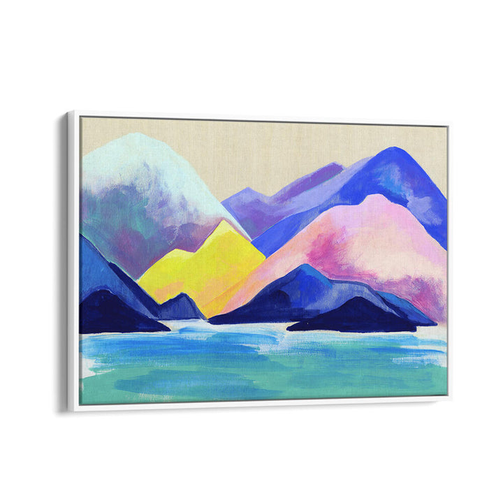 Vibrant TOFINO MOUNTAINSCAPE, LANDSCAPE PAINTINGS for serene home decor, capturing nature's tranquil beauty.