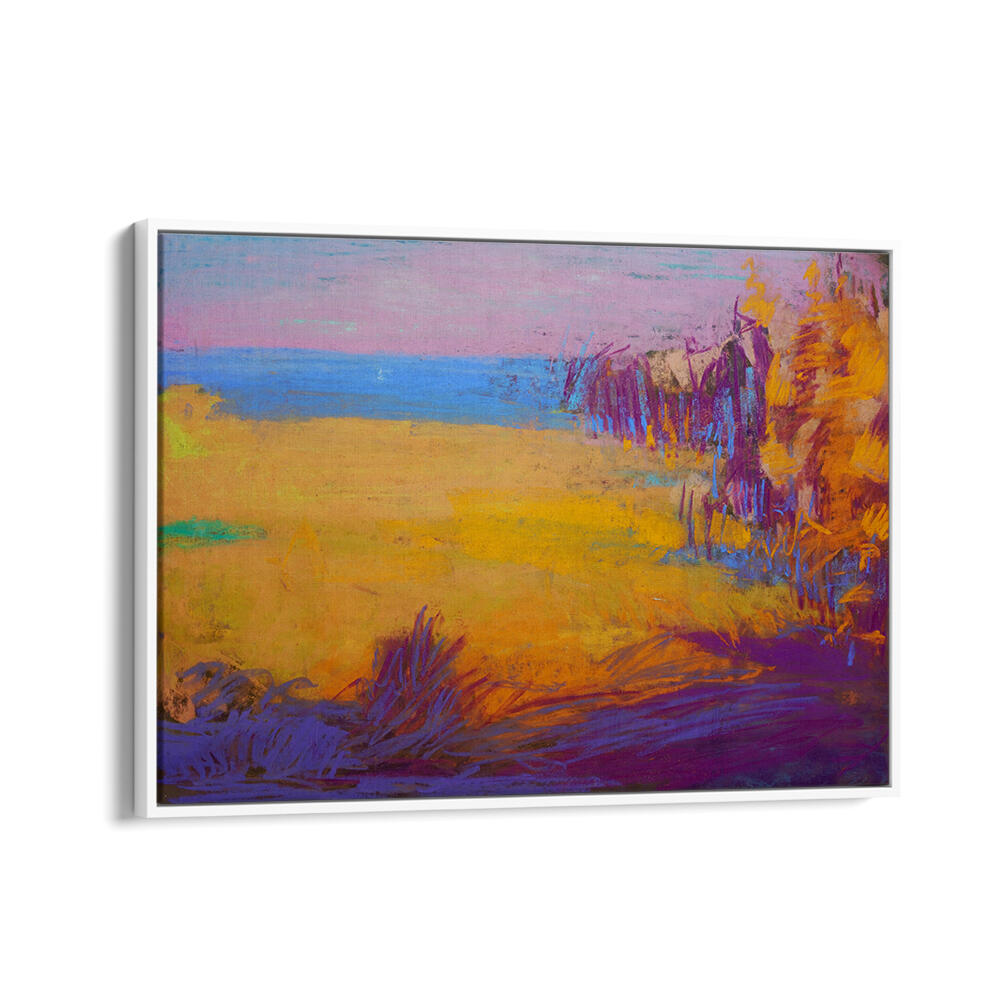 VIBRANT SUNSET FIELDS , LANDSCAPE PAINTINGS