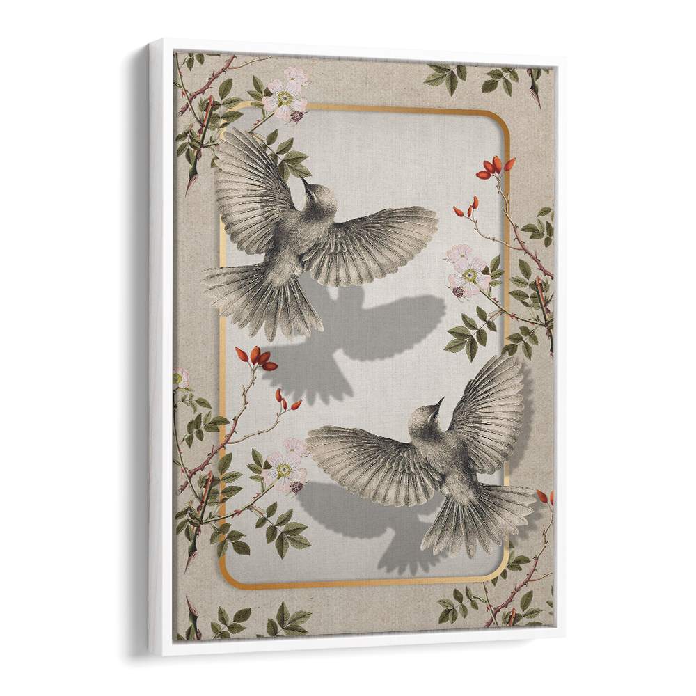 VINTAGE BOTANICAL BIRDS