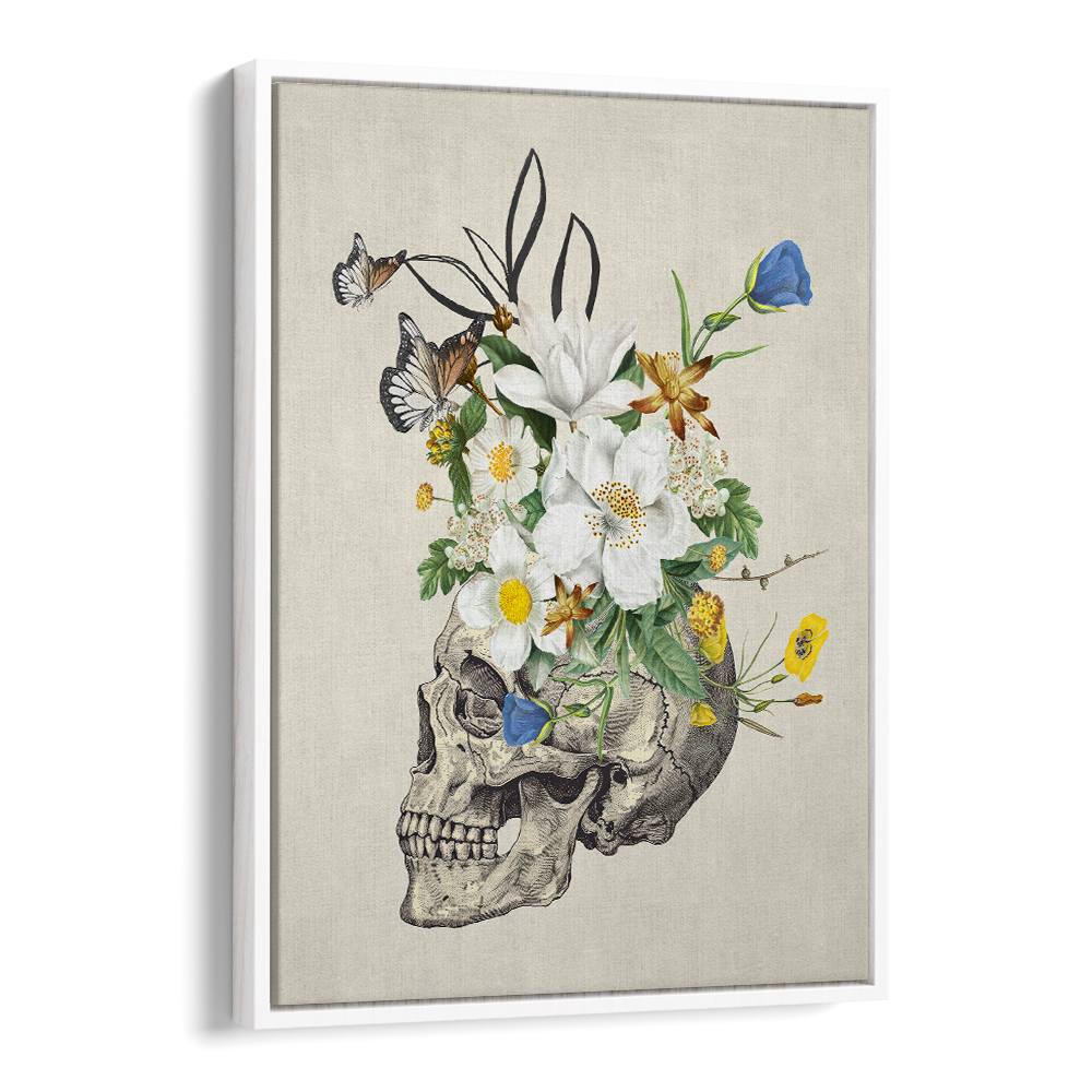 VINTAGE FLORAL SKULL