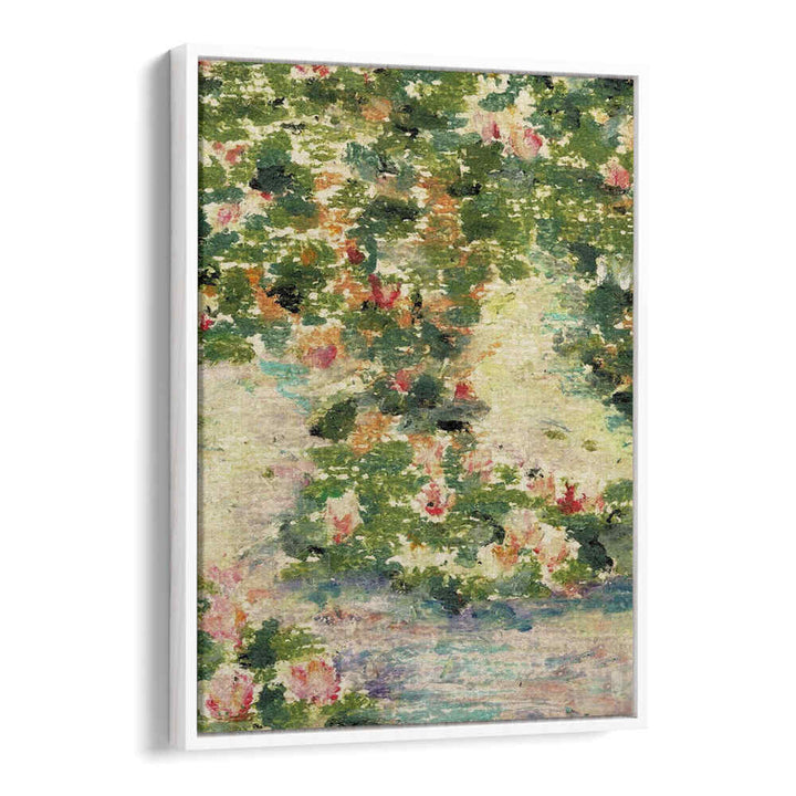 WATER LILIES , FLORAL FLOWER PAINTINGS