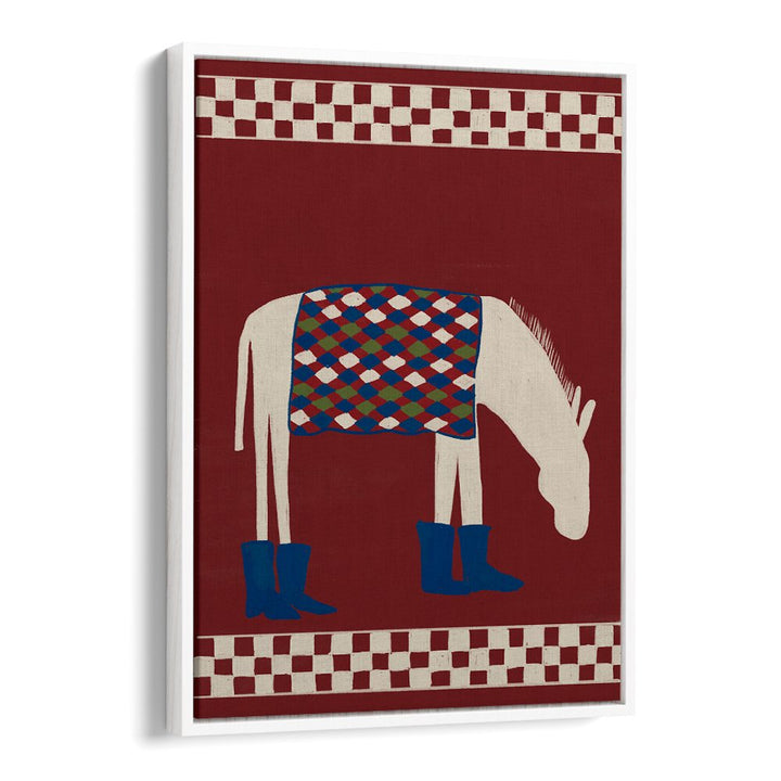 WHIMSICAL DONKEY IN BOOTS