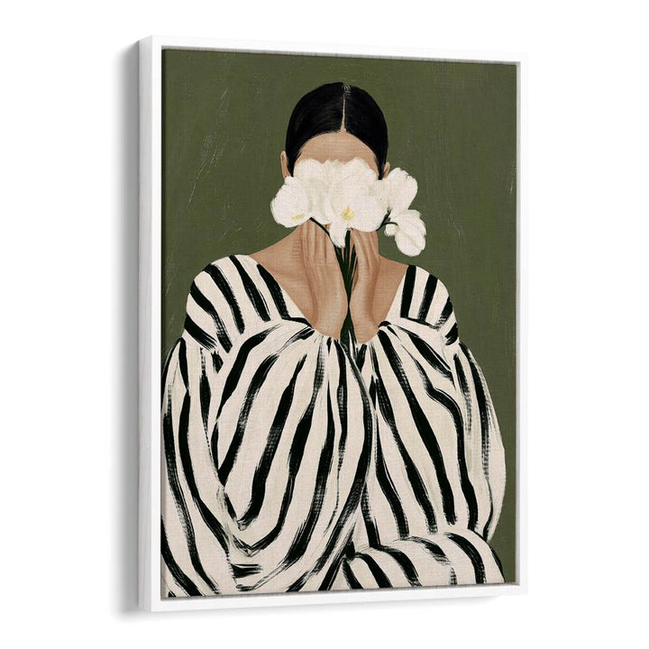 WOMAN WITH WHITE ORCHIDS II