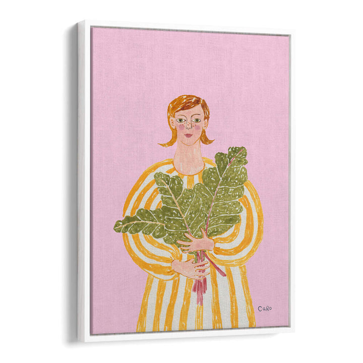 WOMAN WITH MANGOLD , PORTRAITS & FIGURATIVE ILLUSTRATIONS