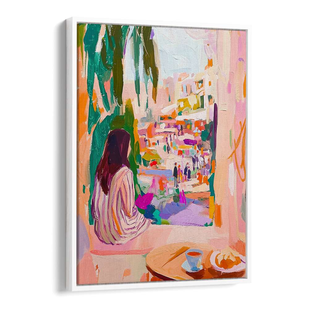 WOMAN'S SUMMER CITY VIEW