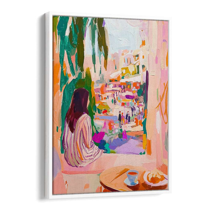 WOMAN'S SUMMER CITY VIEW
