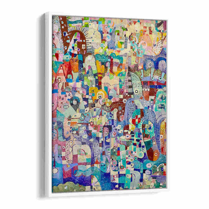 YELLOW LANDSCAPE , ABSTRACT PAINTINGS gallery canvas with layered texture, bold yellow and earth tones — WhiteFloater