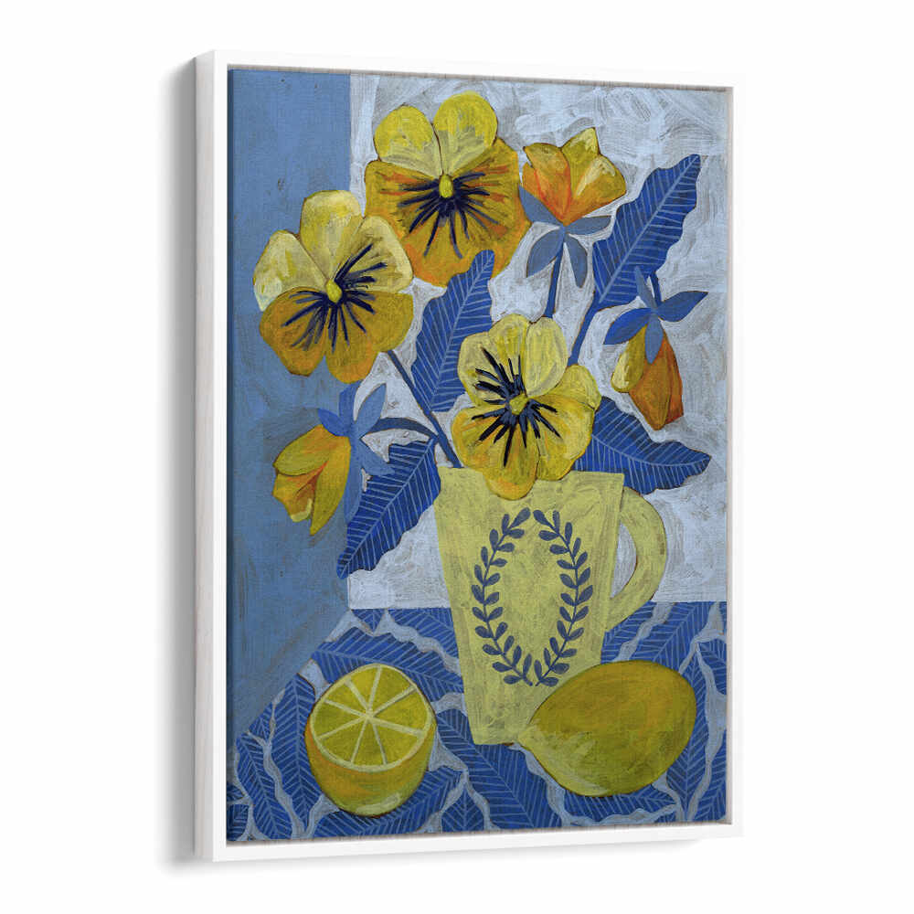 YELLOW PANSIES AND LEMONS